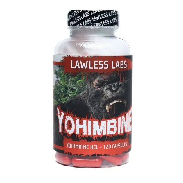 LAWLESS LABS YOHIMBINE HCL 120 CAPS - مكمل حرق الدهون الجزائر | FITSHOP DZ